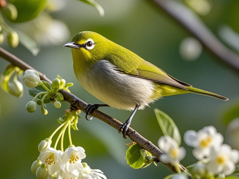 暗绿绣眼鸟鸣声
